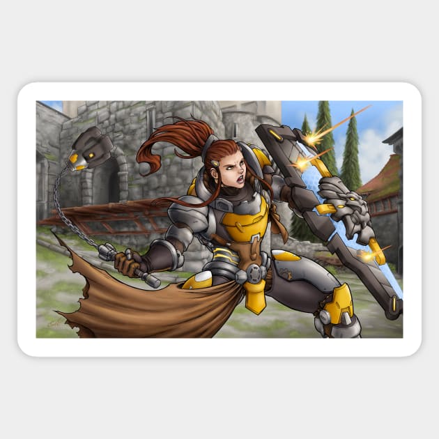 Brigitte Sticker by AdamCRivera